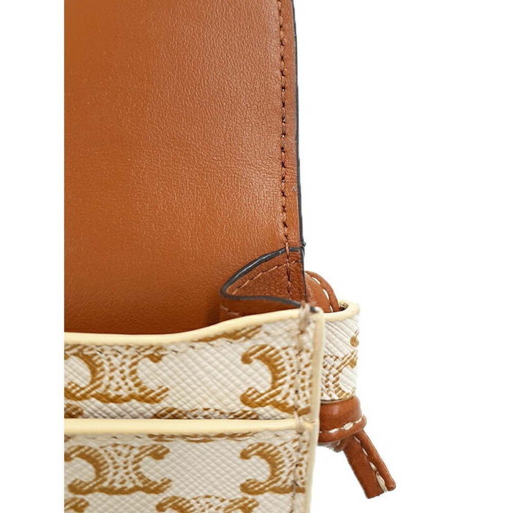 Celine Triomphe Canvas Flap Mobile Pouch Smartphone - Picture 6 of 9